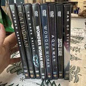 DC - Warner Brothers DVD Superhero Lot Of 8 super hero movies